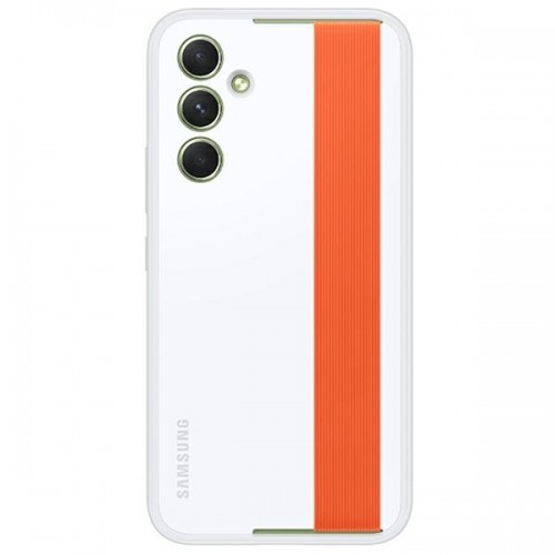 Samsung etui Slim Strap Cover for Samsung Galaxy A54 5G white image 1
