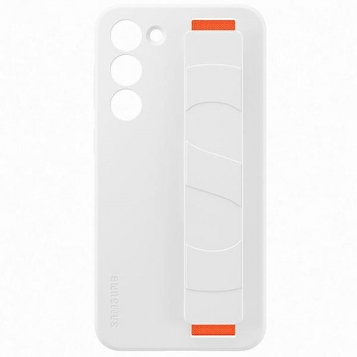 EF-GS916TWE Samsung Silicone Cover with Strap for Galaxy S23+ White image 1