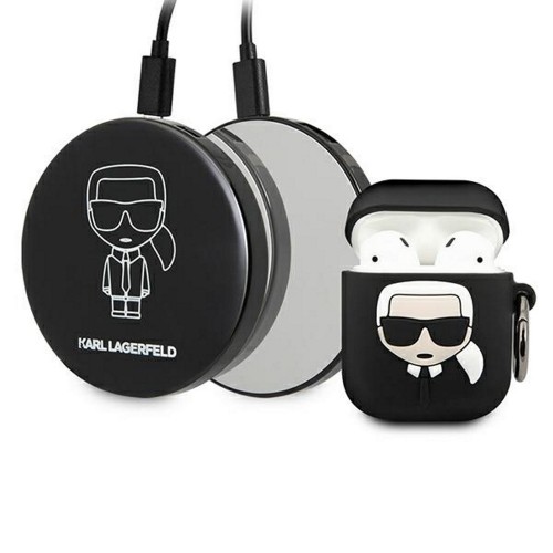 KLBPPBOA2K Karl Lagerfeld Bundle Iconic Case for Airpods 1|2 + Power Bank image 1
