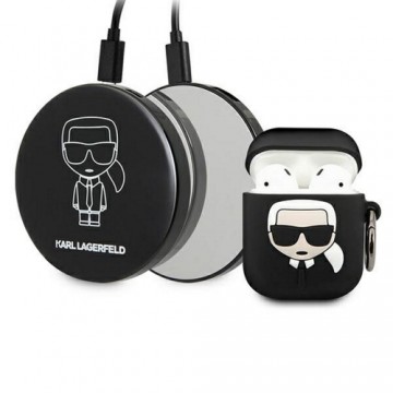 KLBPPBOA2K Karl Lagerfeld Bundle Iconic Case for Airpods 1|2 + Power Bank