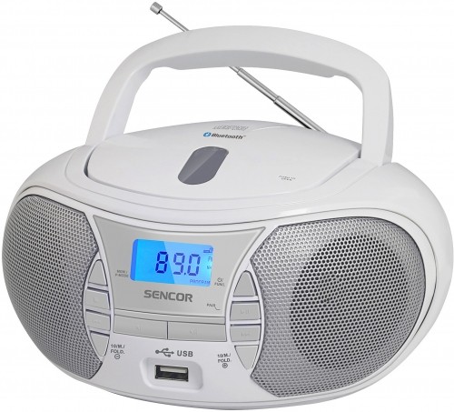 Boombox with Bluetooth Sencor SPT2700WH, white image 1