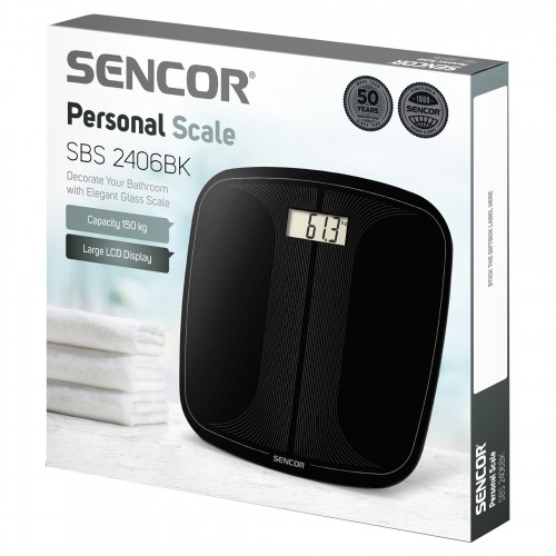 Personal scale Sencor SBS2406BK, black image 2