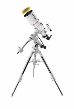 Teleskops, BRESSER Messier AR-102s/600 Hexafoc EXOS-1/EQ4, ar apertūru saules filtru