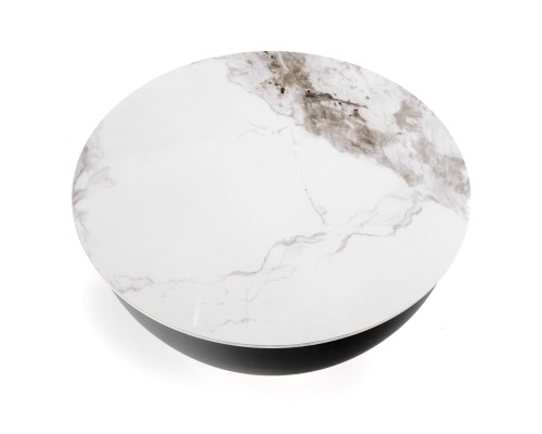 Halmar CECILIA coffee table, marble / grey / gold image 4