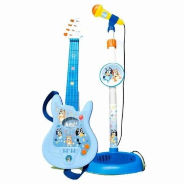 Детская гитара Bluey Регулируемая Микрофон 60 x 30 x 17 mm