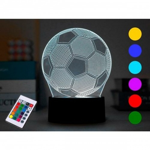LED lampa iTotal Football 3D Daudzkrāsains image 2