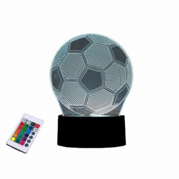 LED lampa iTotal Football 3D Daudzkrāsains