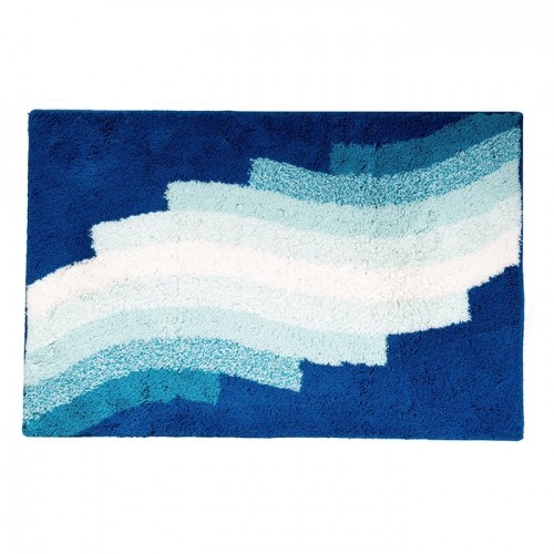 Vannas istabas paklājs Streak 60x90 cm, zils, akrils image 1