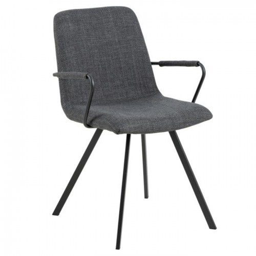Krēsls SELINA 55.5x50.5xH85cm t. pelēks image 1