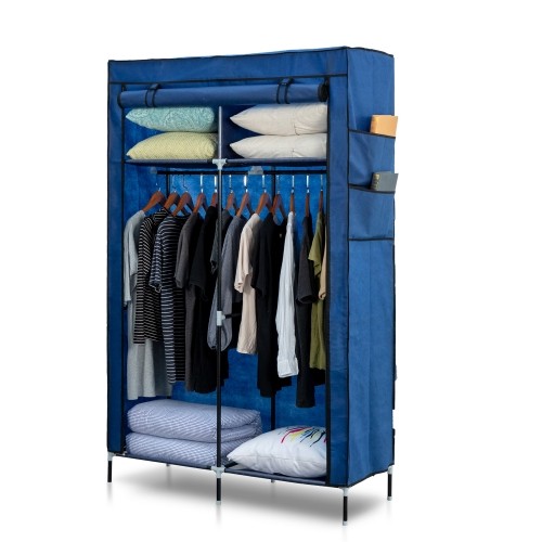 Herzberg Home & Living Herzberg HG-8012: Storage Wardrobe Blue image 1