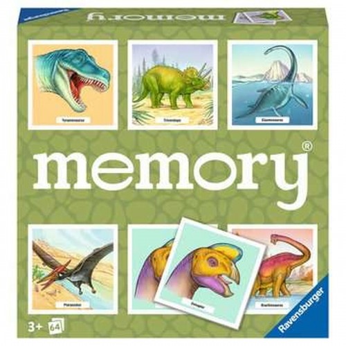 Izglītojošā Spēle Ravensburger Grand Memory Dinosaurs (FR) Daudzkrāsains image 1