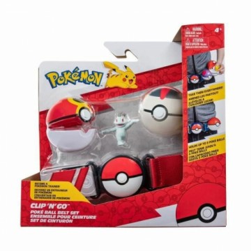 Pokemon Rotaļu figūras Pokémon Clip belt 'N' Go - Machop 5 cm