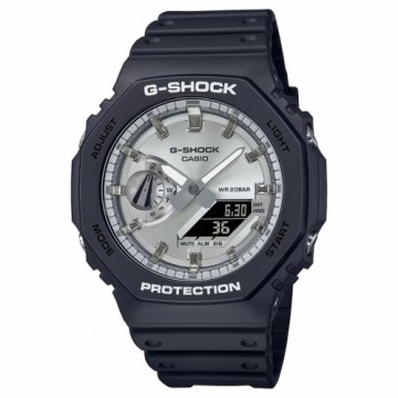 Vīriešu Pulkstenis Casio G-Shock OAK - SILVER DIAL (Ø 45 mm)
