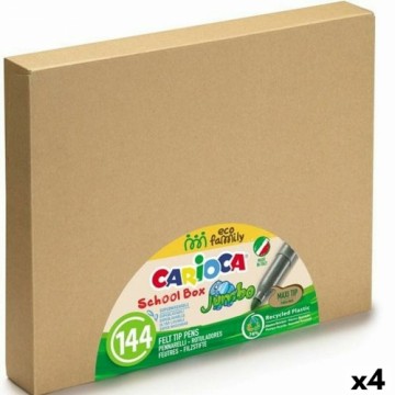 Flomasteru Komplekts Carioca Schoolbox Daudzkrāsains (4 gb.)