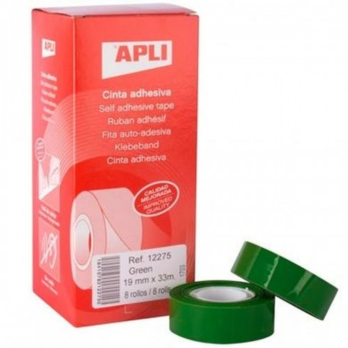 Клейкая лента Apli Зеленый 8 штук 19 x 33 mm image 1
