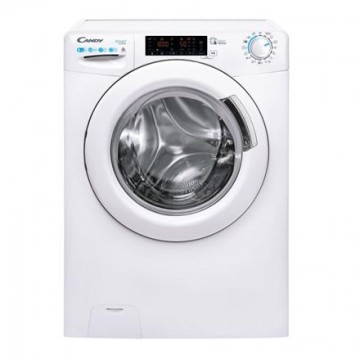 Candy Washing Machine with Dryer CSWS 485TWME/1-S Energy efficiency class A, Front loading, Washing capacity 8 kg, 1400 RPM, Depth 53 cm, Width 60 cm, Display, LCD, Drying system, Drying capacity 5 kg, Steam function, NFC, White, Free standing