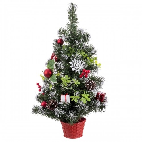 Bigbuy Christmas Jaungada eglīte Sarkans Daudzkrāsains Plastmasa Ananāsi 60 cm image 1