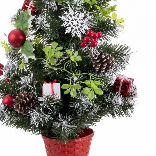 Bigbuy Christmas Jaungada eglīte Sarkans Daudzkrāsains Plastmasa Ananāsi 60 cm image 2