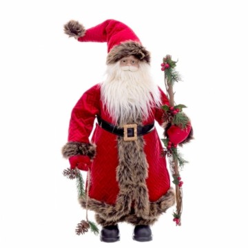 Bigbuy Christmas Ziemassvētku Nieciņš Sarkans Daudzkrāsains Polirezīns Audums 60 cm