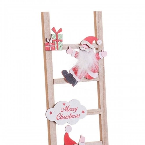 Bigbuy Christmas Новогоднее украшение Разноцветный Деревянный лестница Дед Мороз 12 x 1,8 x 42 cm image 3
