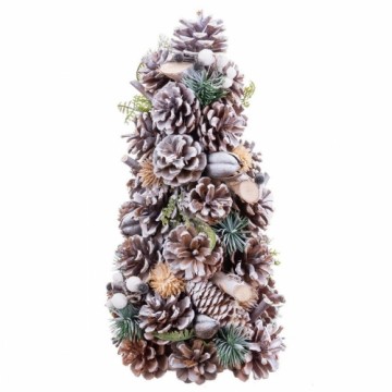Bigbuy Christmas Jaungada eglīte Daudzkrāsains Plastmasa Foam Ananāsi 18 x 18 x 30 cm