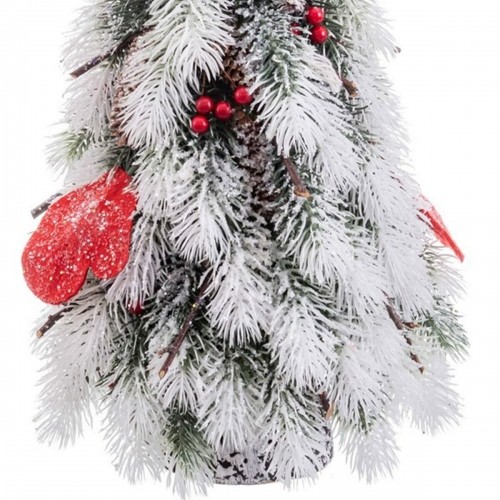 Bigbuy Christmas Jaungada eglīte Balts Sarkans Zaļš Plastmasa Polyfoam Audums 21 x 21 x 45 cm image 2