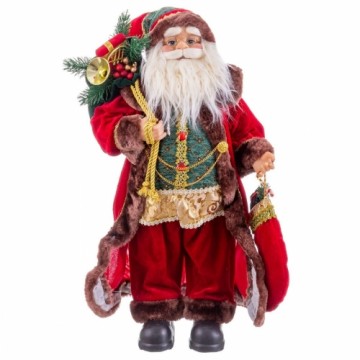 Bigbuy Christmas Ziemassvētku Nieciņš Sarkans Daudzkrāsains Plastmasa Polirezīns Audums 60 cm