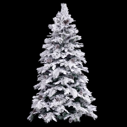 Bigbuy Christmas Jaungada eglīte Balts Zaļš PVC Metāls Polietilēns Sniegputenis 240 cm image 4