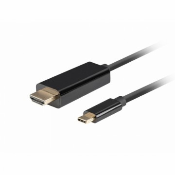 USB C uz HDMI Kabelis Lanberg CA-CMHD-10CU-0030-BK