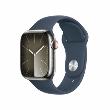 Viedpulkstenis Apple Watch Series 9 Zils Sudrabains 41 mm