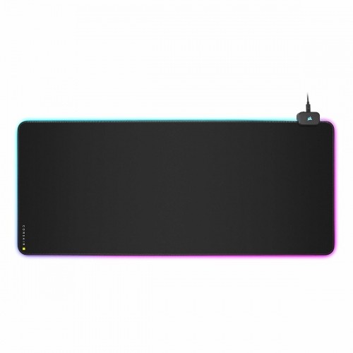 Игровой коврик со светодиодной подсветкой Corsair MM700 RGB Чёрный Разноцветный image 1
