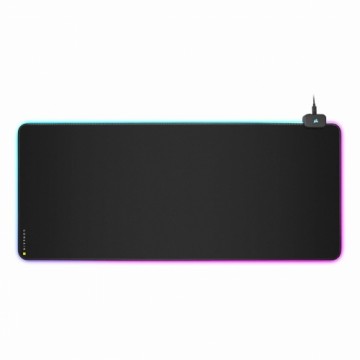 Игровой коврик со светодиодной подсветкой Corsair MM700 RGB Чёрный Разноцветный