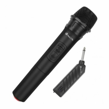 Karaoke Mikrofonu NGS ELEC-MIC-0013 261.8 MHz 400 mAh Melns (Atjaunots B)