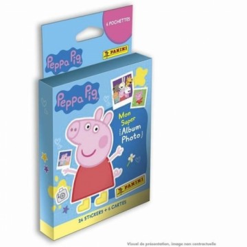 Uzlīmju komplekts Peppa Pig Photo Album Panini 6 Aploksnes