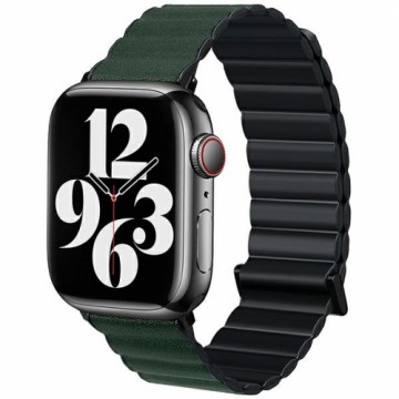 Beline pasek Apple Watch Magnetic Pro 42|44|45|49mm czarno|zielony  black|green box