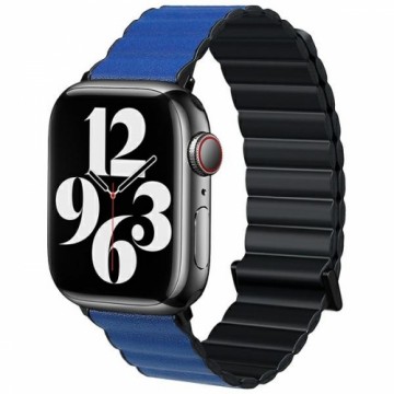 Beline pasek Apple Watch Magnetic Pro 42|44|45|49mm czarno|niebieski  black|blue box