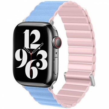 Beline pasek Apple Watch Magnetic Pro 38|40|41mm różowo|błękitny  pink|sierra box