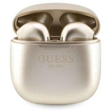 Guess słuchawki Bluetooth GUTWST26PSD TWS + stacja dokująca złoty|gold Classic EST Logo