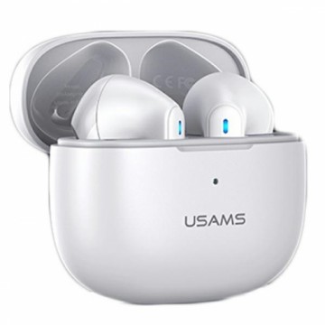 USAMS Słuchawki Bluetooth 5.2 TWS NX10 Series Dual mic bezprzewodowe biały|white BHUNX02