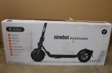 Segway  
         
       SALE OUT.   Ninebot eKickScooter F25E, Black, DAMAGED PACKAGING, USED, REFURBISHED, DIRTY HANDLES, TRUNK MAT, SCRATCHES ON THE STEERING WHEEL SCREEN.
