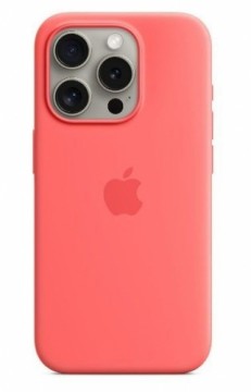 Apple  
       -  
       iPhone 15 Pro Max Silicone Case with MagSafe - Guava
