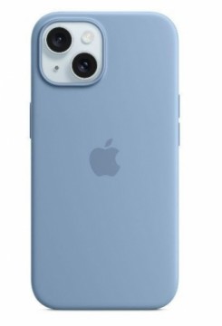 Apple  
       -  
       iPhone 15 Silicone Case with MagSafe - Winter Blue