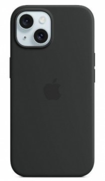Apple  
       -  
       iPhone 15 Silicone Case with MagSafe - Black