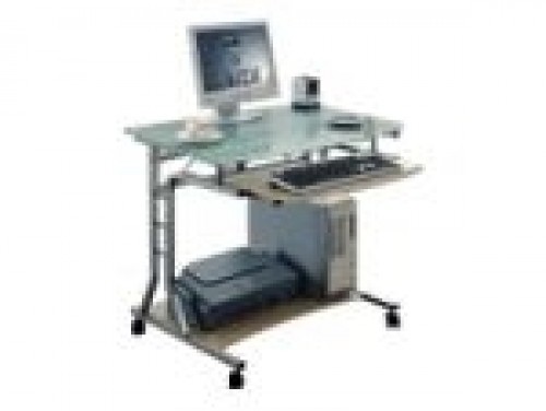 Techly  
         
       TECHLY Compact Desk for PC Metal Glass image 1