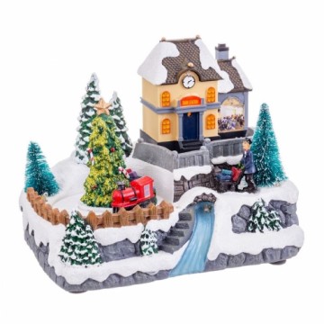 Bigbuy Christmas Ziemassvētku Nieciņš Daudzkrāsains Polirezīns 20,5 x 15 x 16,3 cm