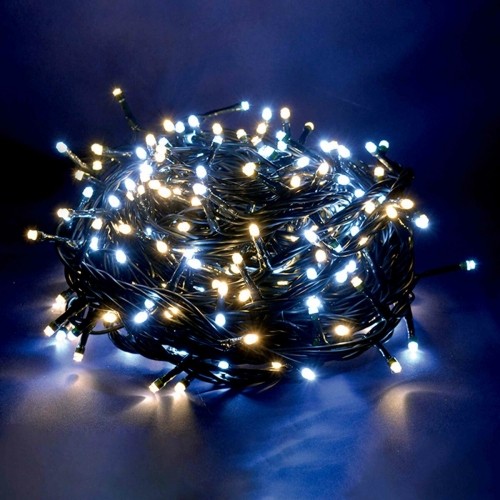 Bigbuy Christmas LED gaismu vītne 5 m Balts 3,6 W Ziemassvētki image 3