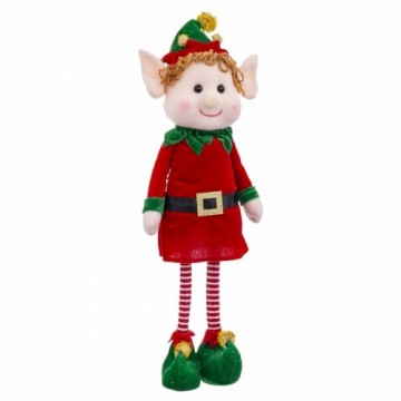 Bigbuy Christmas Ziemassvētku Nieciņš Daudzkrāsains Metāls Foam Audums Bērns Elfs 70 cm