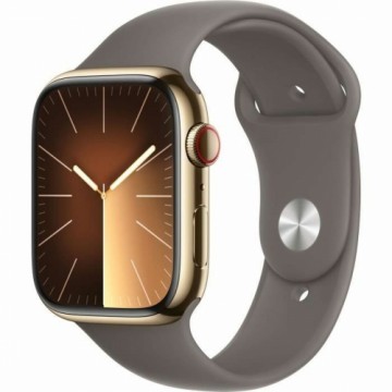 Умные часы Apple Series 9 Коричневый Позолоченный 45 mm
