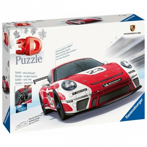 3D Puzle Porsche 911 GT3 Cup Salzburg 152 Daudzums image 1
