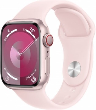Apple Watch 9 GPS 41mm Sport Band S/M, pink (MR933ET/A)